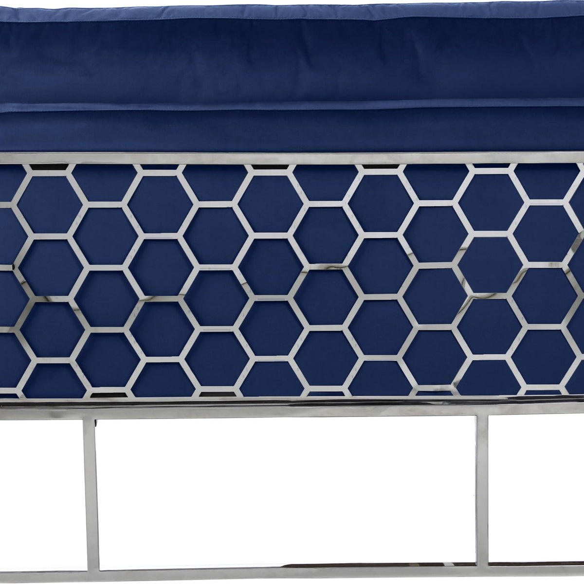 Casa - Loveseat with Chrome Legs