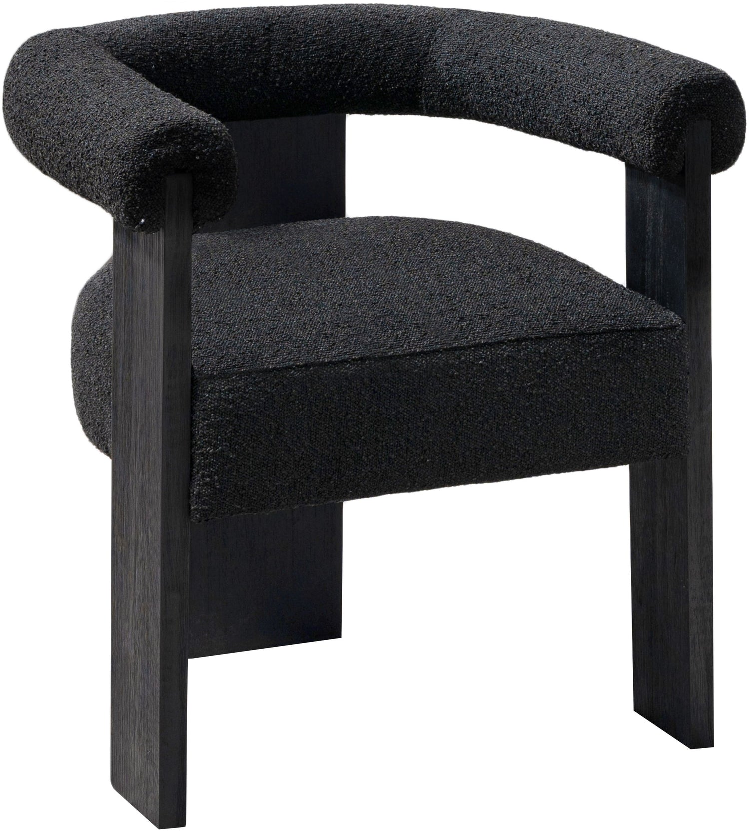 Barrel - Dining Chair - Black Legs
