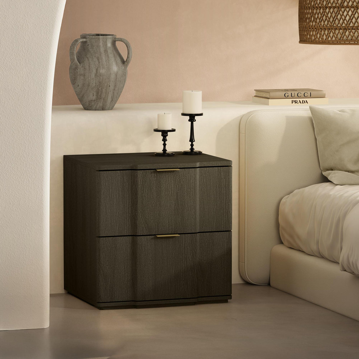 Manhattan Clive - 2-Drawer Accent Nightstand