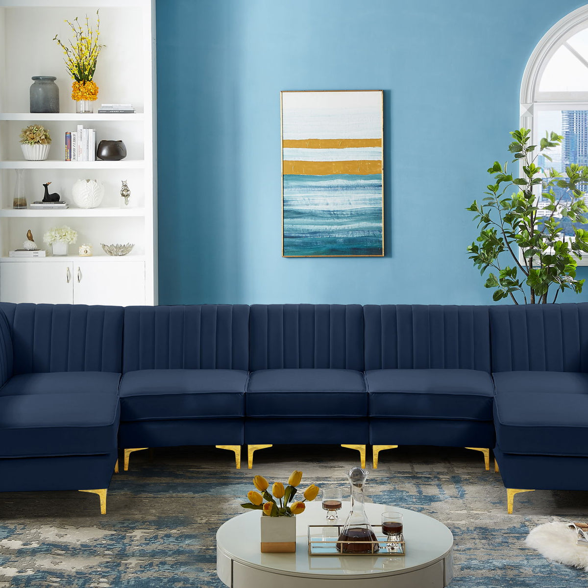 Alina - 7 Piece Modular Sectional