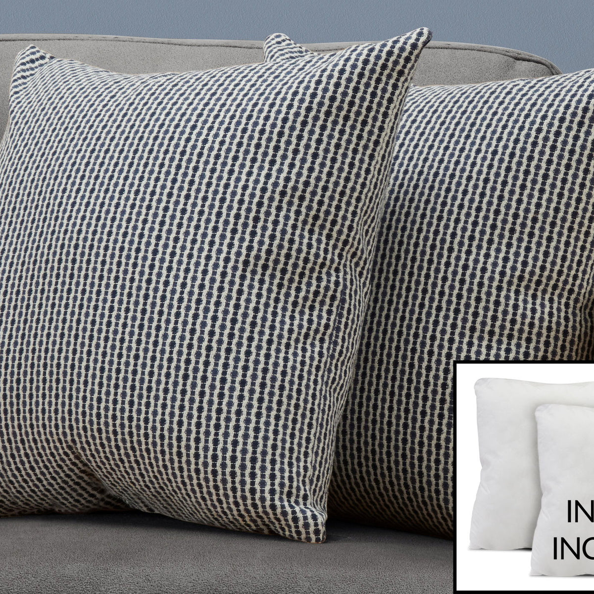 Pillows, Square, Insert Included, Decorative Throw, Hypoallergenic