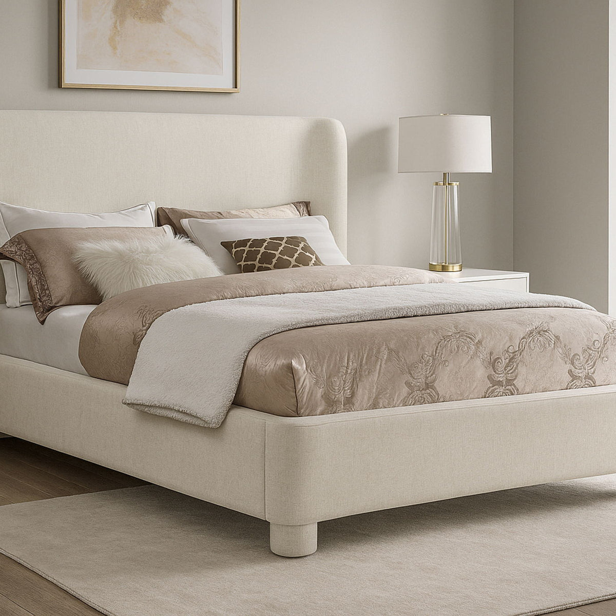 Penny - Chenille Fabric Bed
