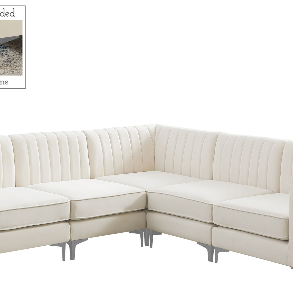 Alina - 5 Piece Modular Corner Sectional