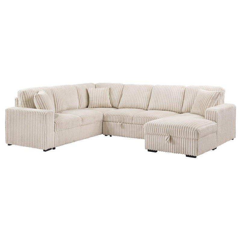Devonshire - Sleeper Sectional Sofa Storage Chaise