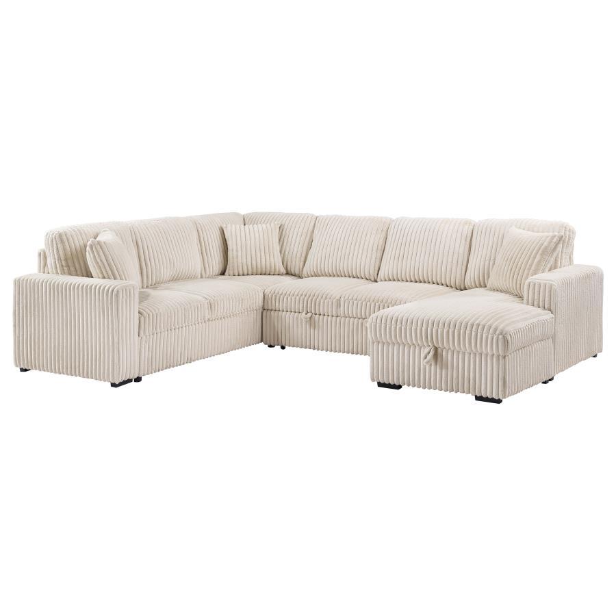 Devonshire - Left Sofa With 2 Pieces Pillow, Box 1 of 3 - Camel