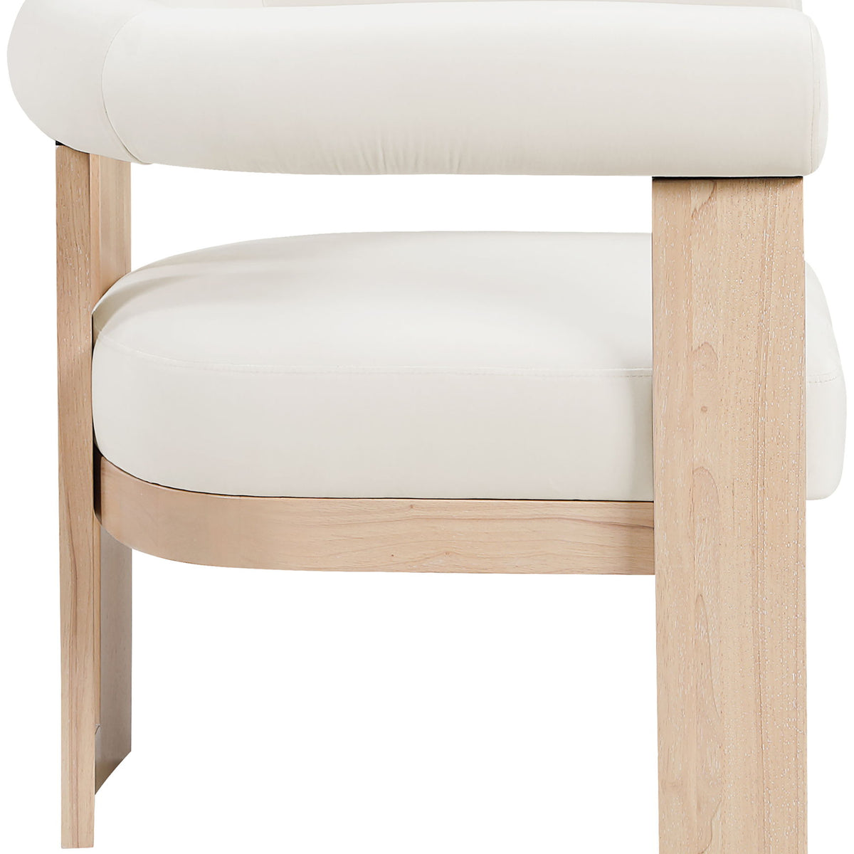 Arienzo - Performance Fabric Upholstered Accent Chair - Natural Base