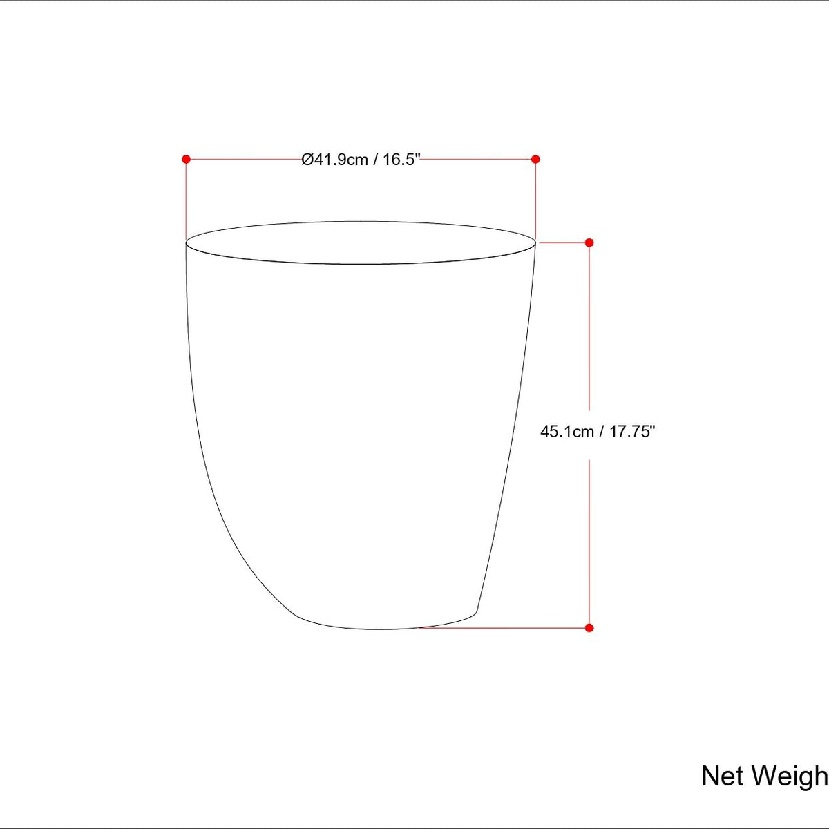 Cavan - Cast Aluminum Side Table - Antique Brass