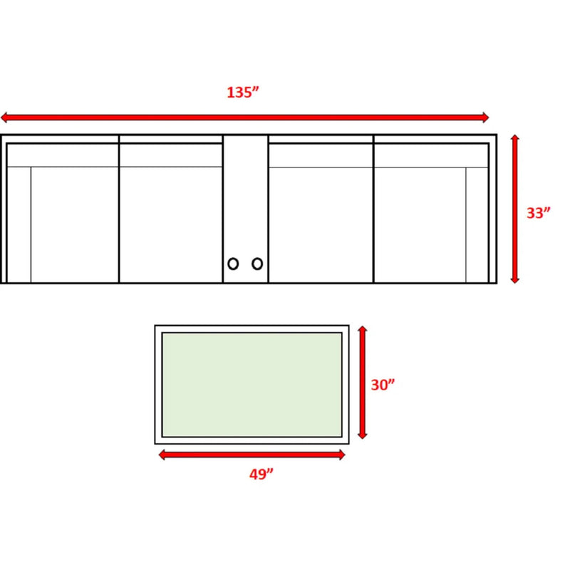 Stylish Modular Wicker Patio Seating Group