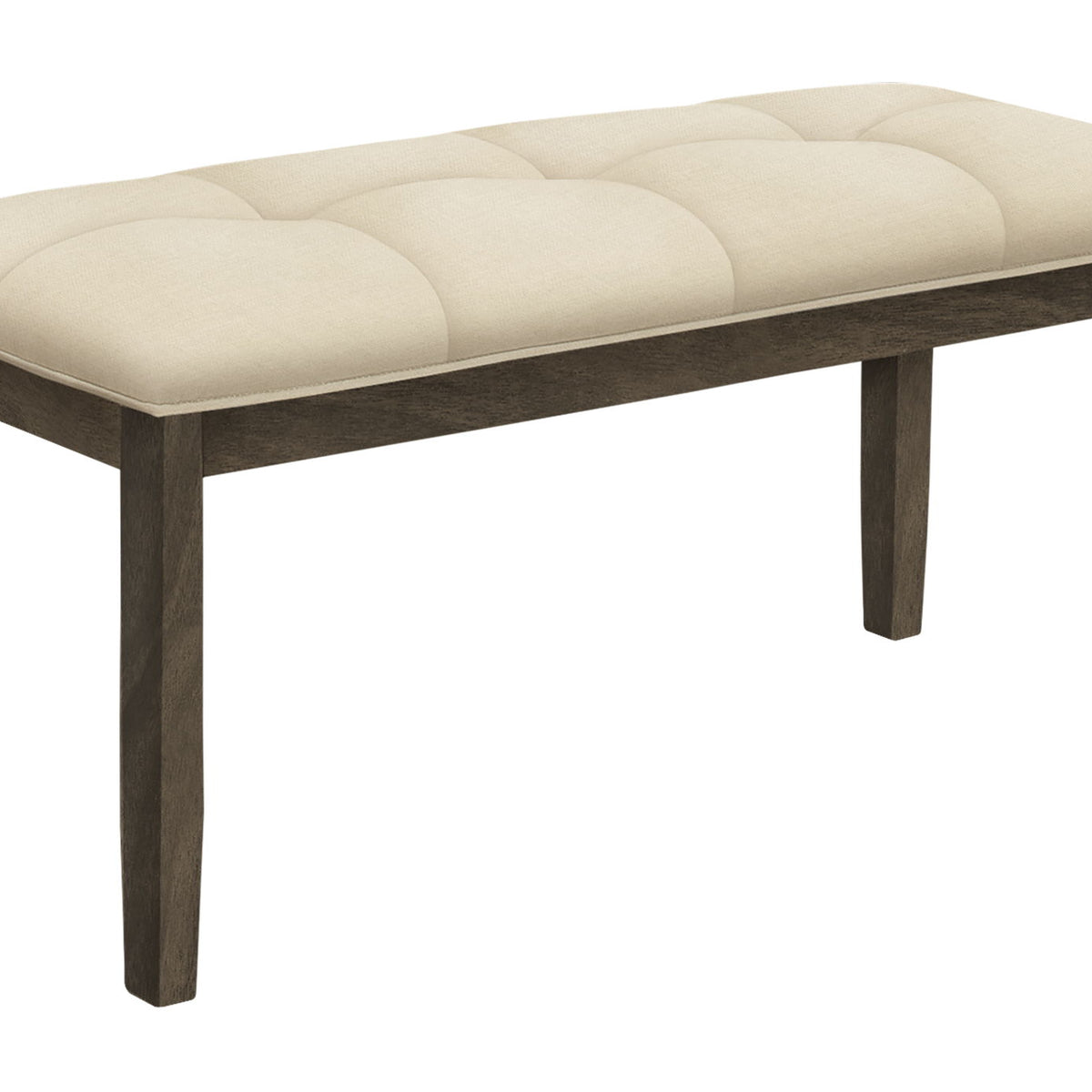 Bench, Rectangular, Hallway, Upholstered, Transitional - Cream