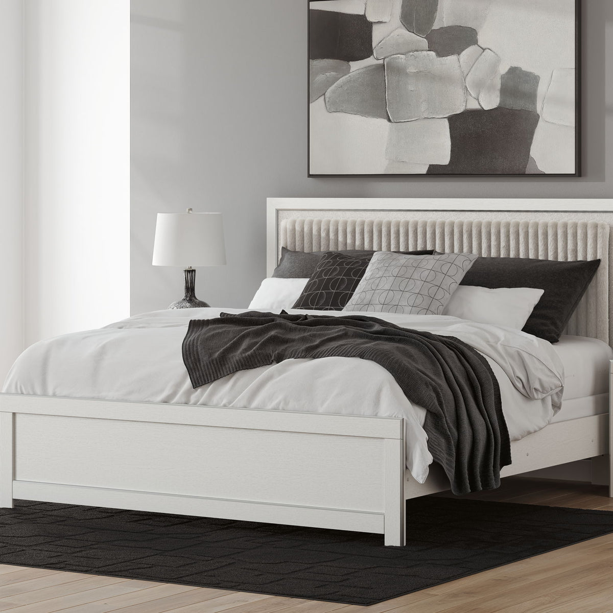 Zuraleus - Upholstered Panel Bed