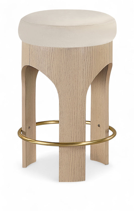 Bocceli - Counter Stool - Natural Base