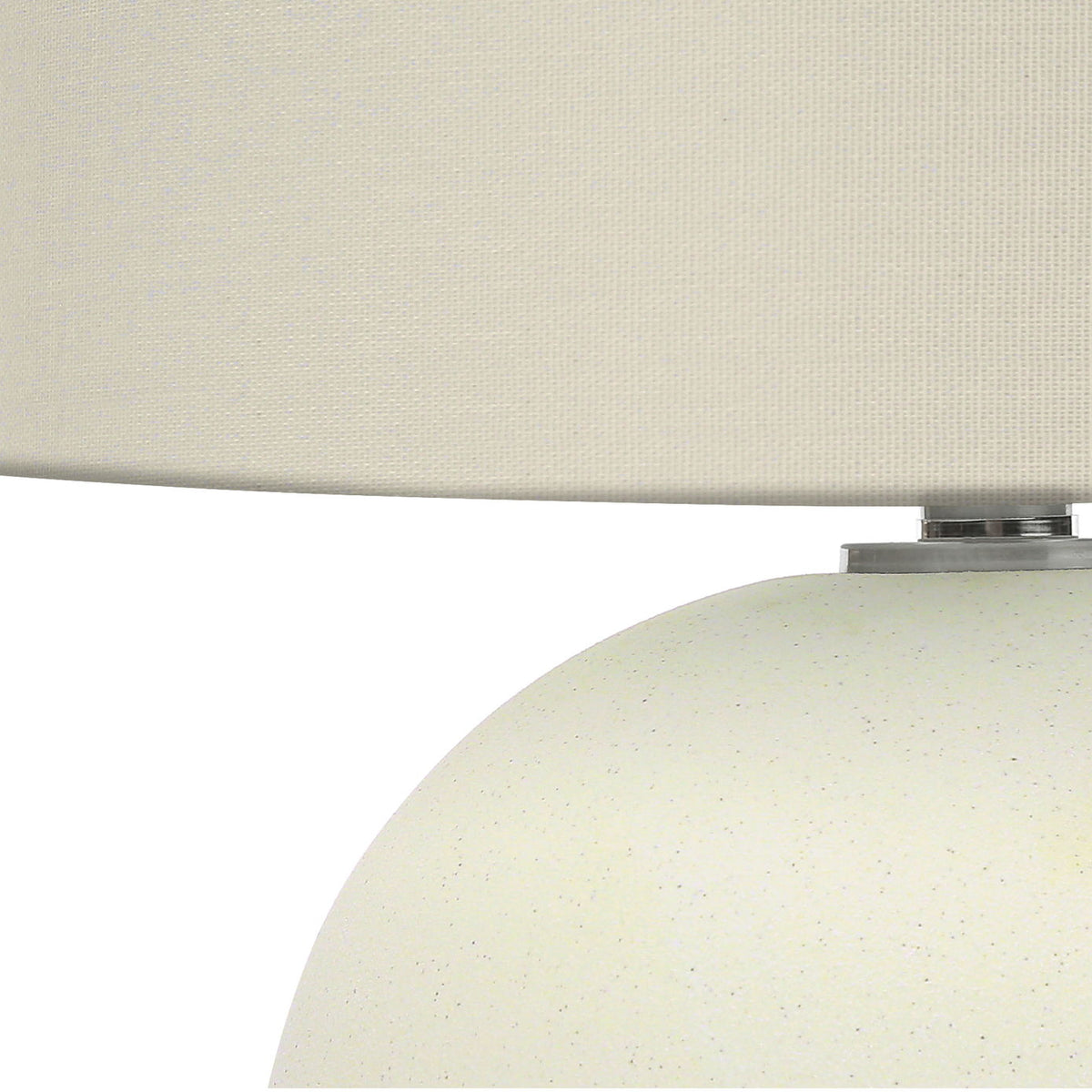 Lighting, Contemporary Table Lamp, Ceramic - Cream