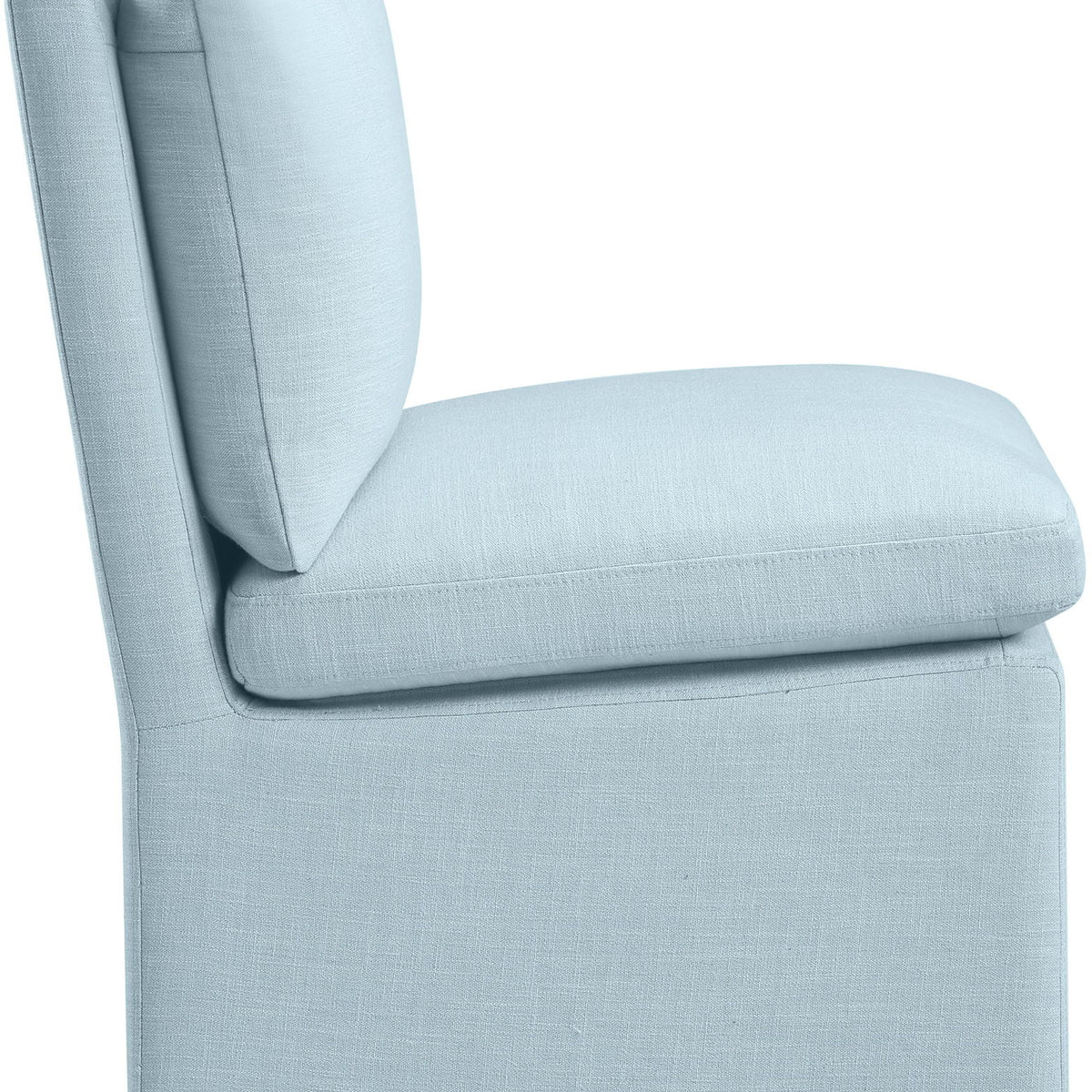 Nelori - Linen Textured Performance Fabric Upholstered Dining Chair (Set of 2)