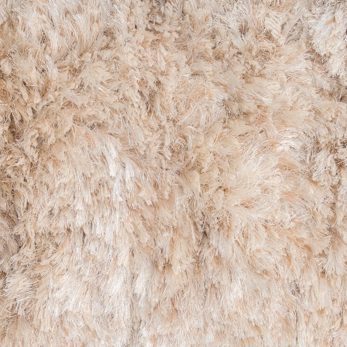 The Ritz - 1' x 1' Shag Rug - Ivory