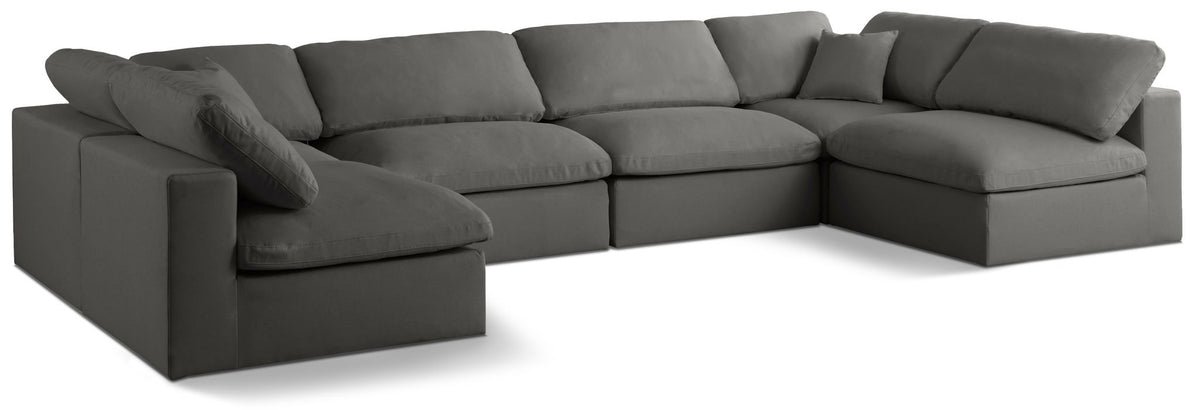 Plush - 6 Piece Modular Sectional