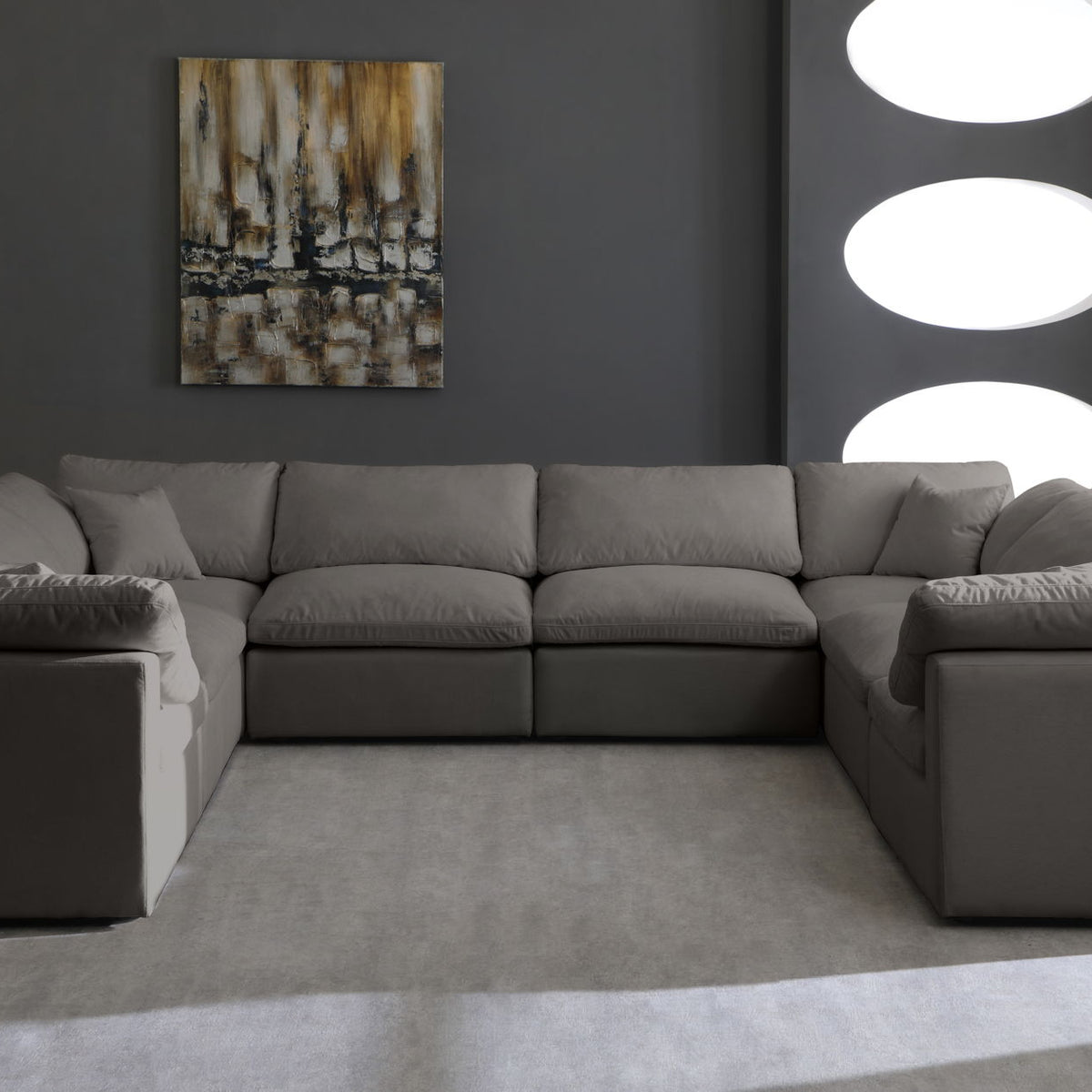 Plush - 8 Piece Modular Sectional