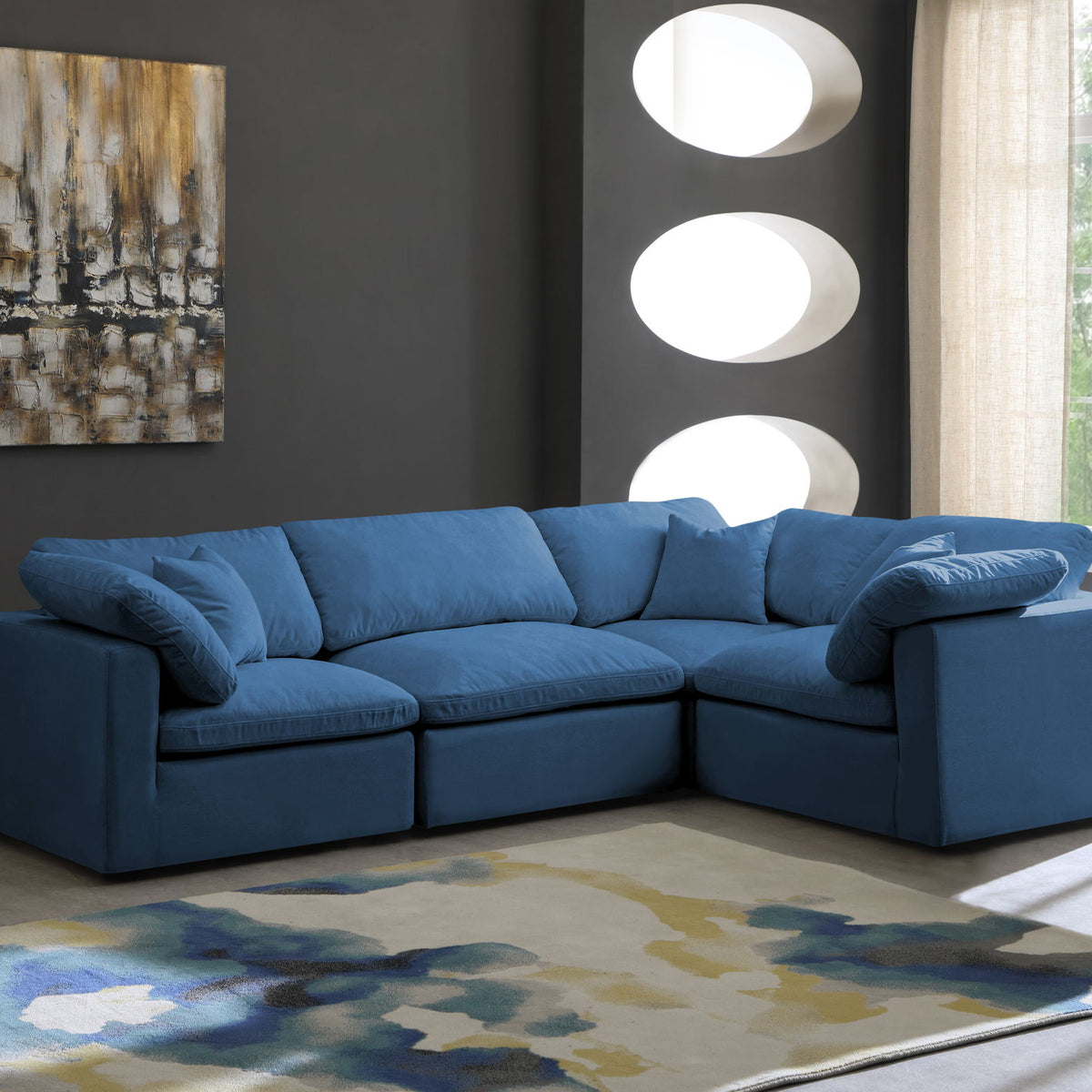 Plush - 4 Piece Modular Sectional