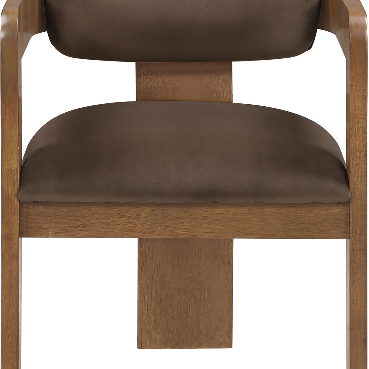 Sacha - Velvet Dining Chair With Brown Base (Set of 2)