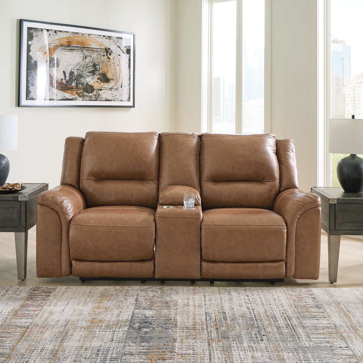 Trasimeno - Power Reclining Loveseat With Console
