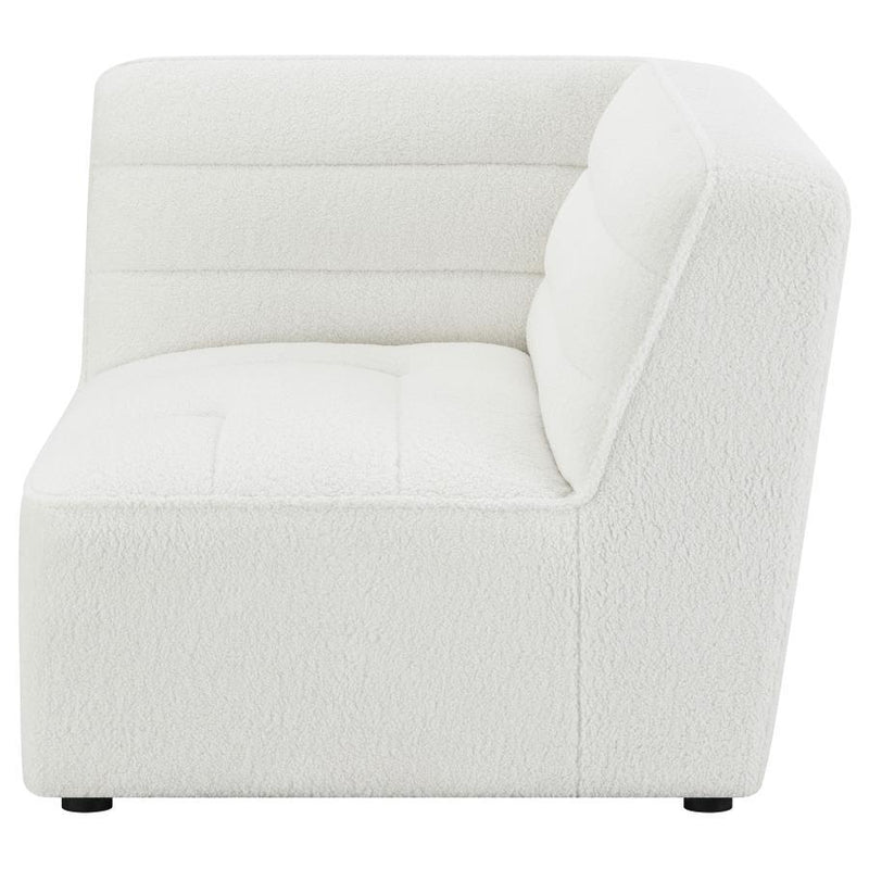 Sunny - Upholstered Corner Chair Natural - Ivory