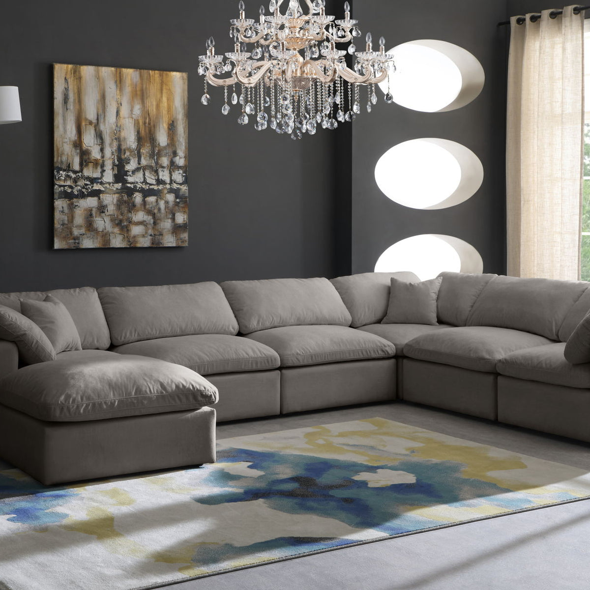 Plush - 7 Piece Modular Sectional