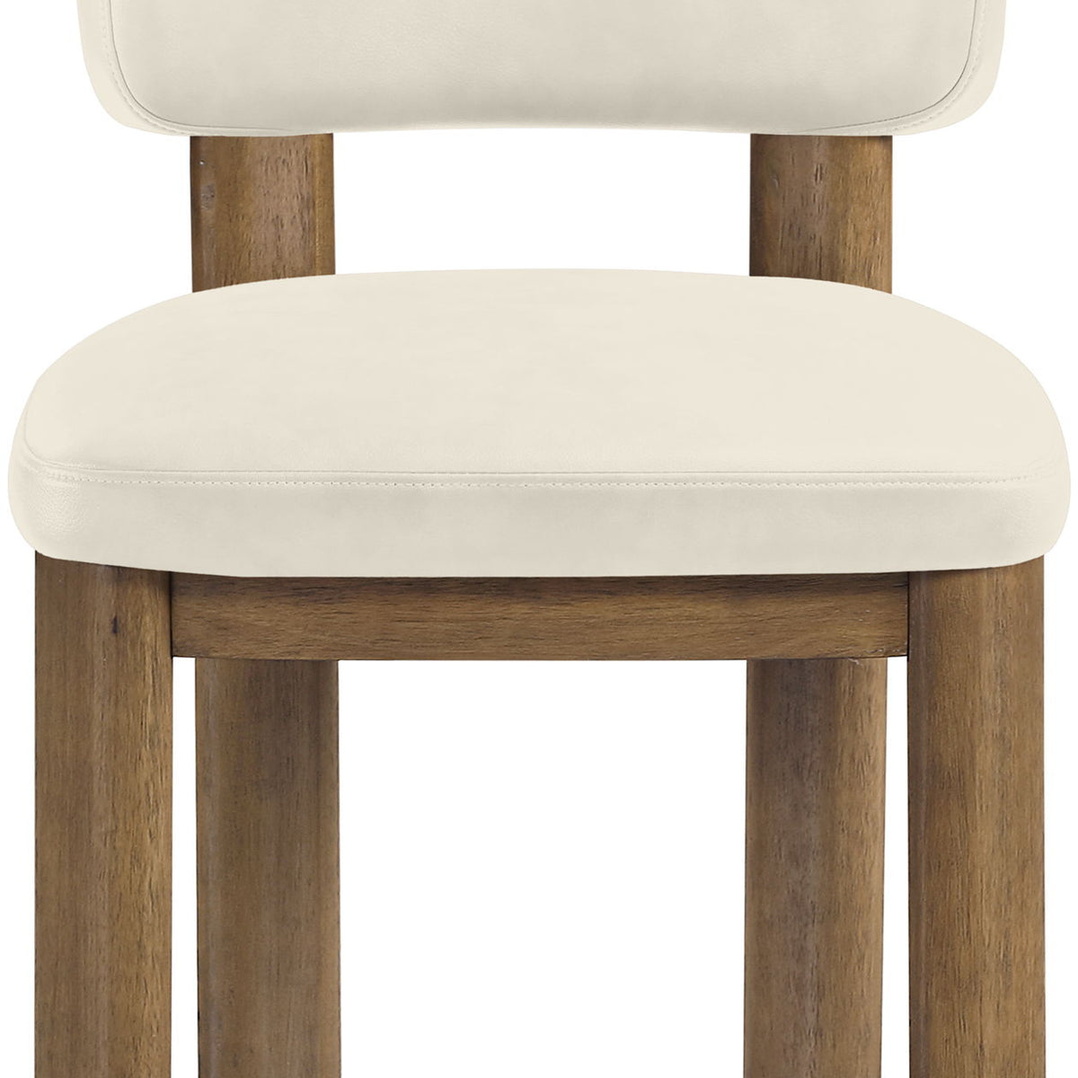 Paloma - Vegan Leather Upholstered Dining Chair (Set of 2) - Brown Frame