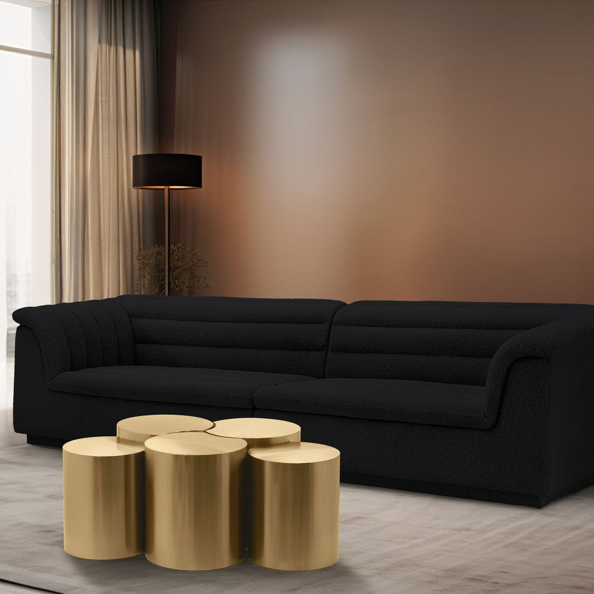 Dimple - 20" 5 Piece Modular Coffee Table