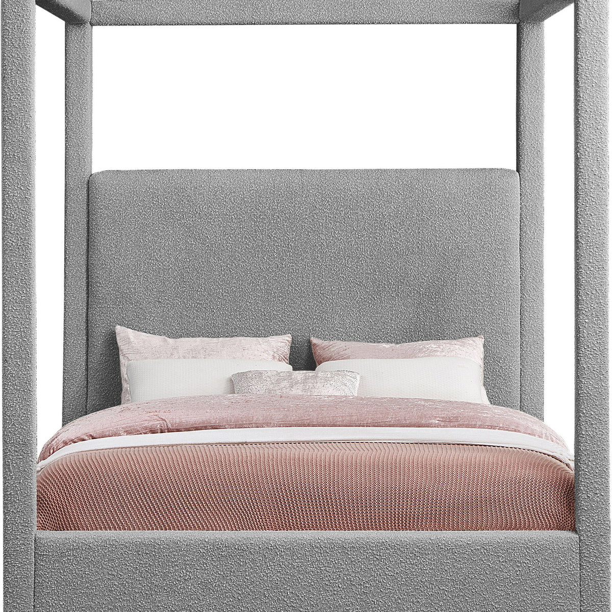 Eden - Boucle Fabric Upholstered Bed