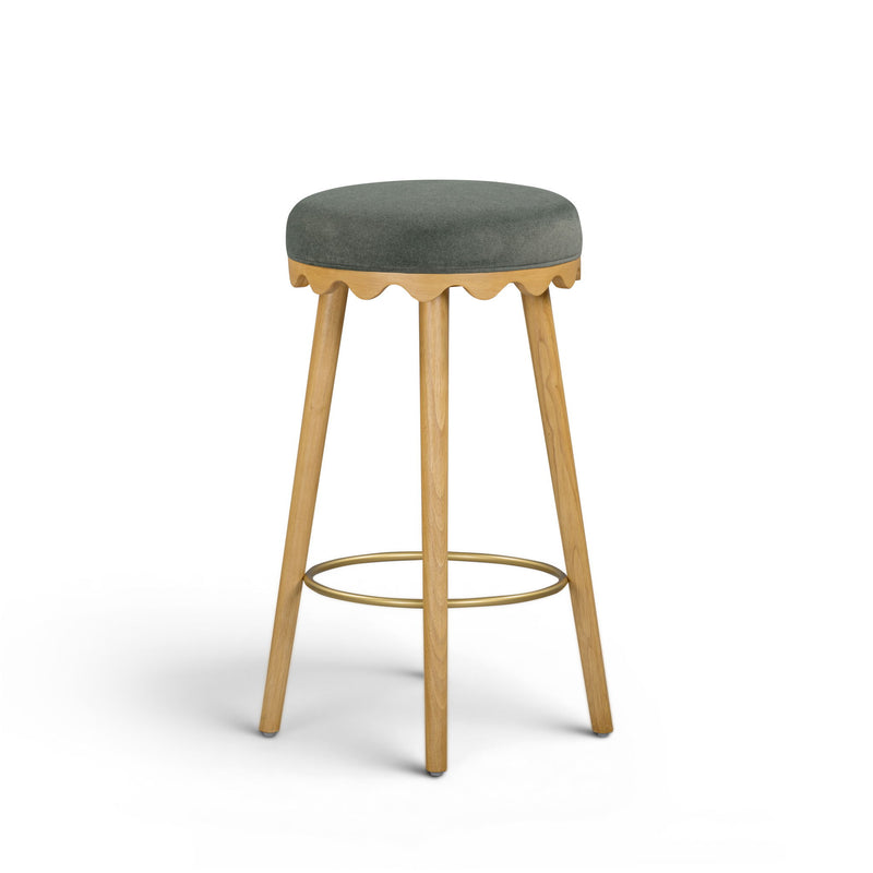 Oodle - Performance Vegan Mohair Stool