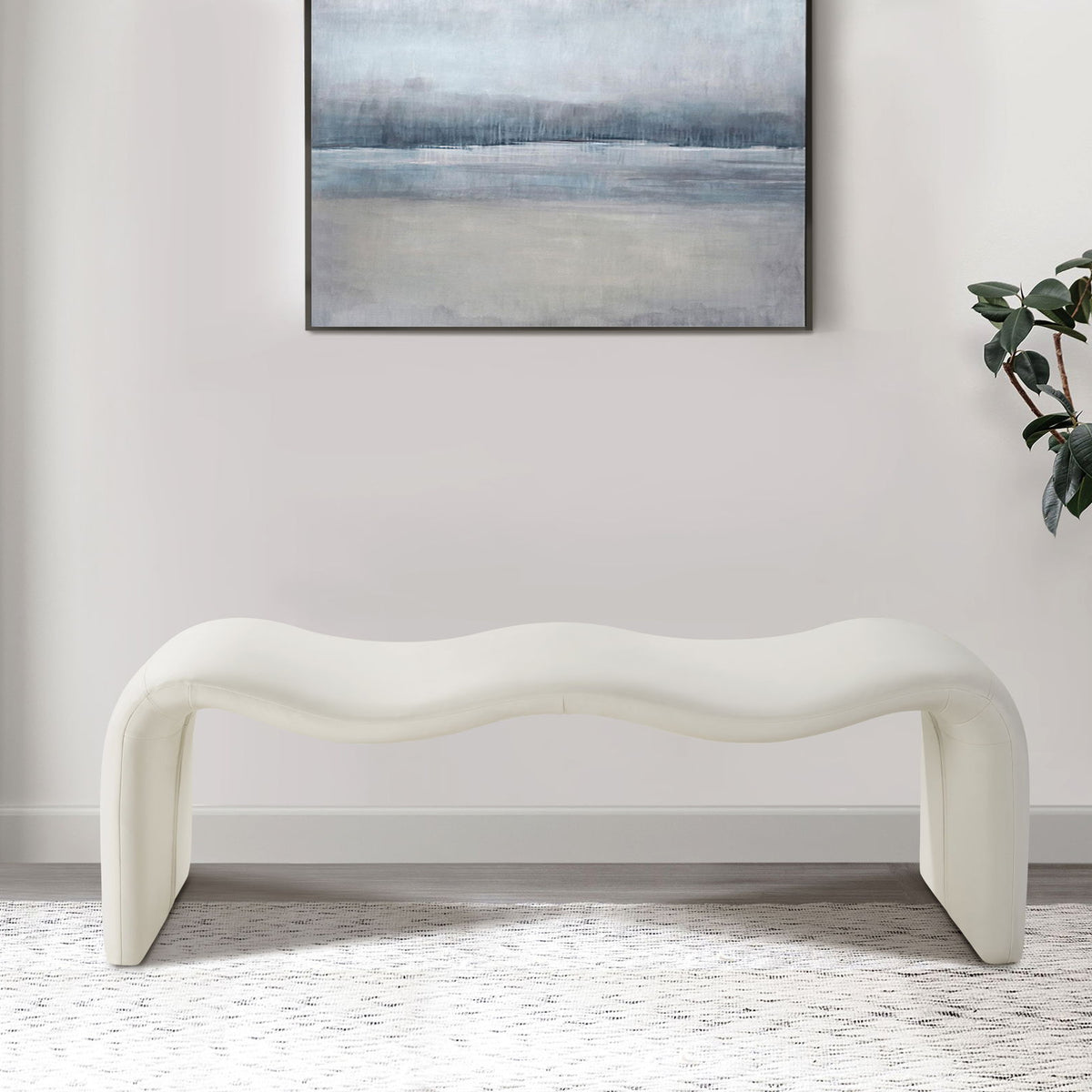 Willow - Faux Leather Bench