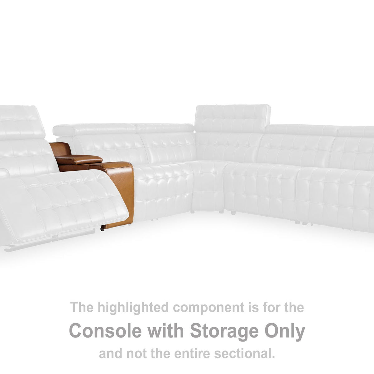 Temmpton - Console With Storage - Chocolate