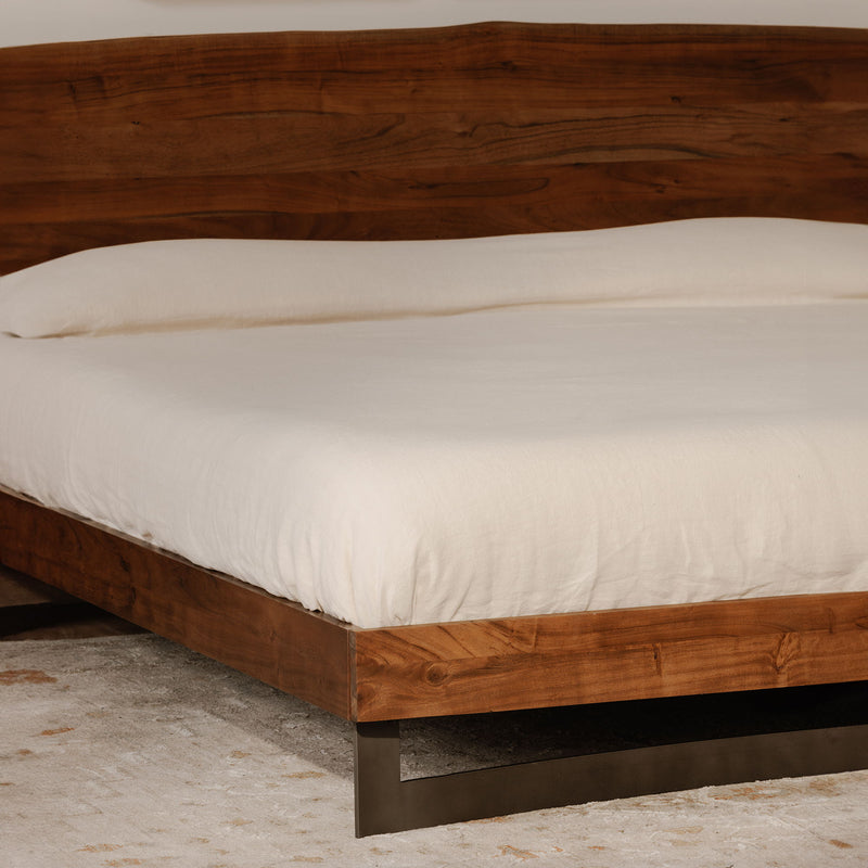 Bent - King Size Bed - Smoked