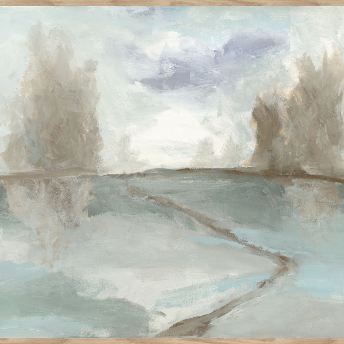 Blue Forest - 48" x 72" Painting By Buddy Whitlock - Blue