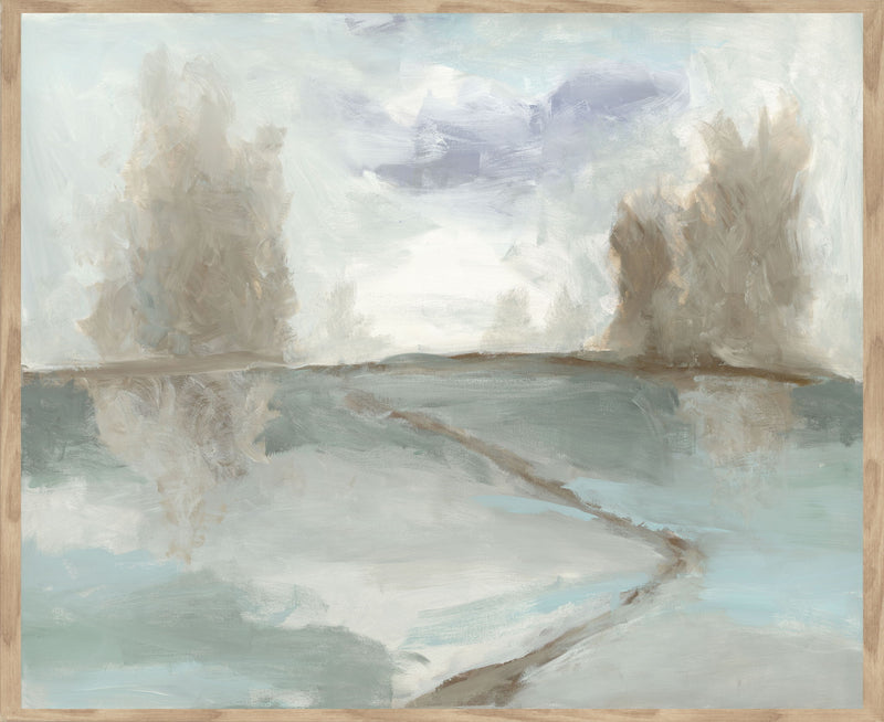 Blue Forest - 48" x 72" Painting By Buddy Whitlock - Blue