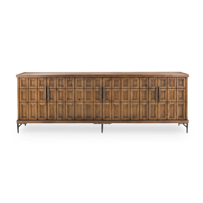 Willmark - 6 Door Iron Leg Sideboard