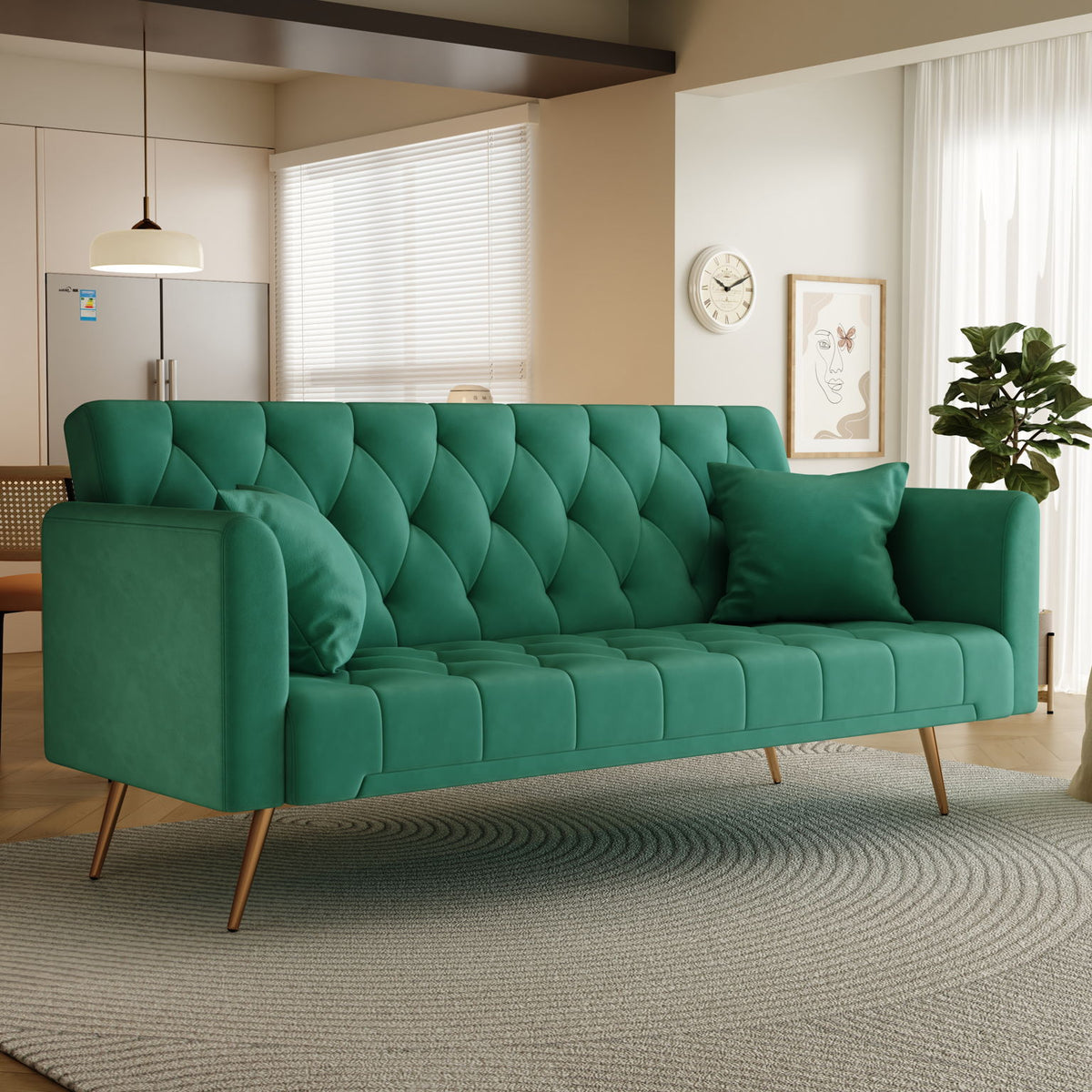 Convertible Double Folding Living Room Sofa Bed