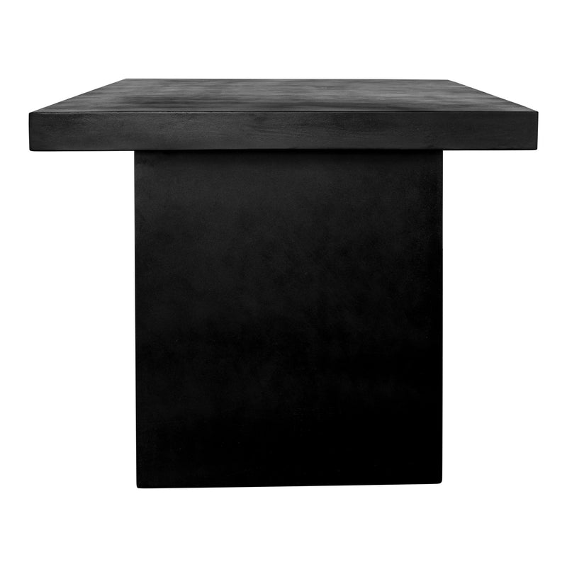 Aurelius - 2 Outdoor Concrete Dining Table - Black