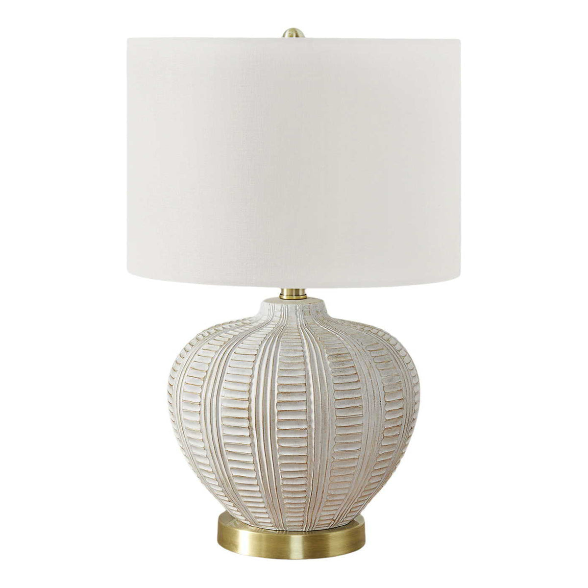 Transitional Lighting, Table Lamp, Resin - Cream