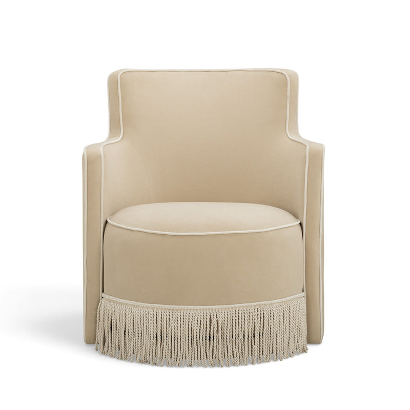 Passe - Tasseled Swivel Chair