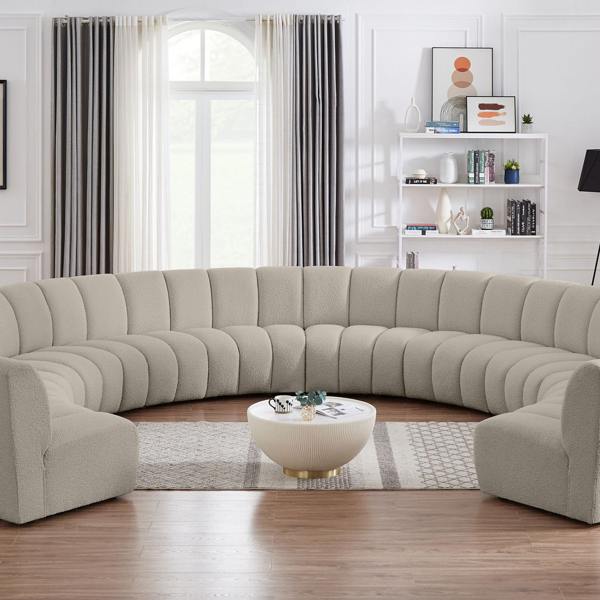 Infinity - 10 Piece Boucle Modular Sectional