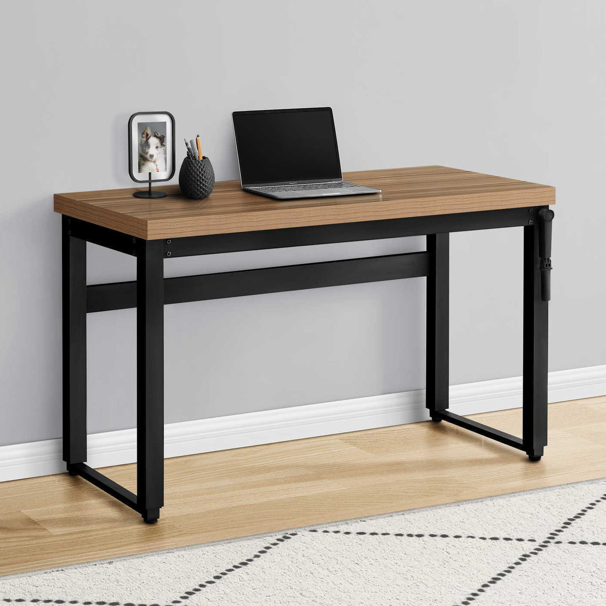 Computer Desk, Home Office, Standing, Adjustable, Laptop, Contemporary & Modern