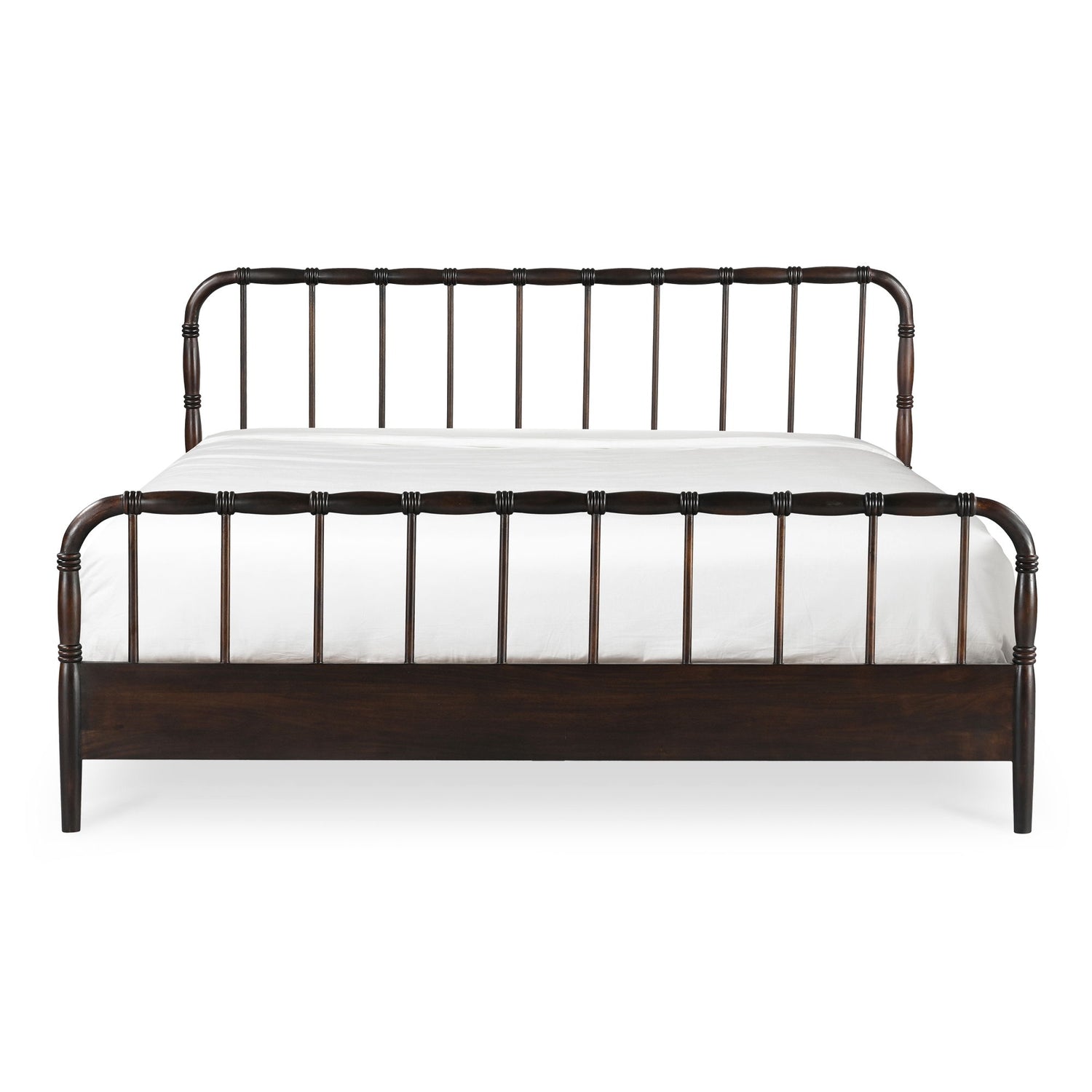 Vivian - King Bed - Dark Brown