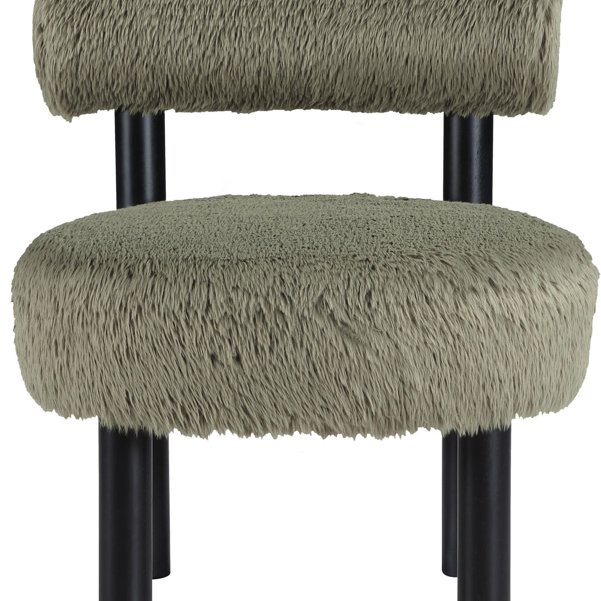 Ambre - Vegan Shearling Fabric Upholstered Accent Chair