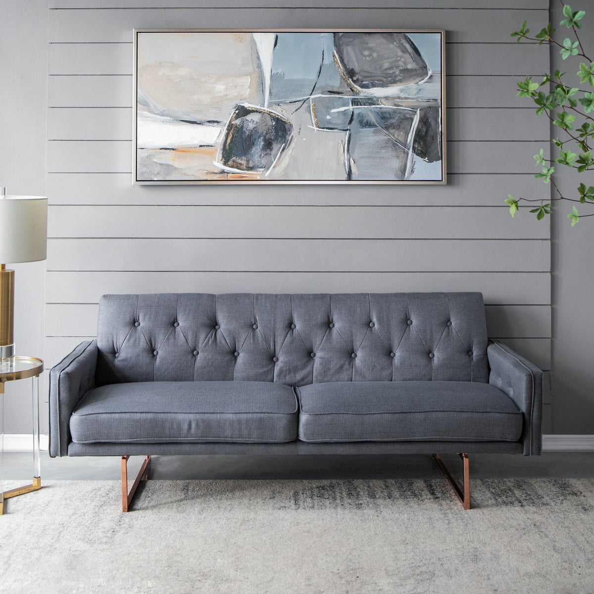 Large Modern Oil Painting, Framed Landscape Wall Art For Living Room Dining Room Office Bedroom - Multicolor