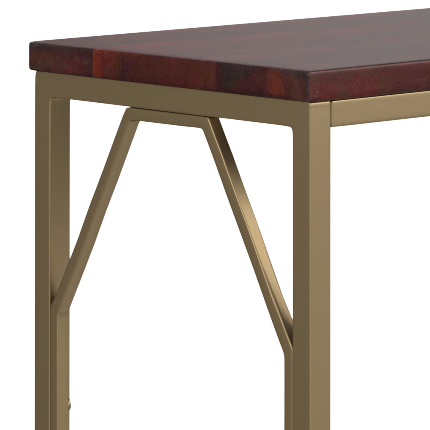 Selma - Handcrafted Metal And Wood Accent Table