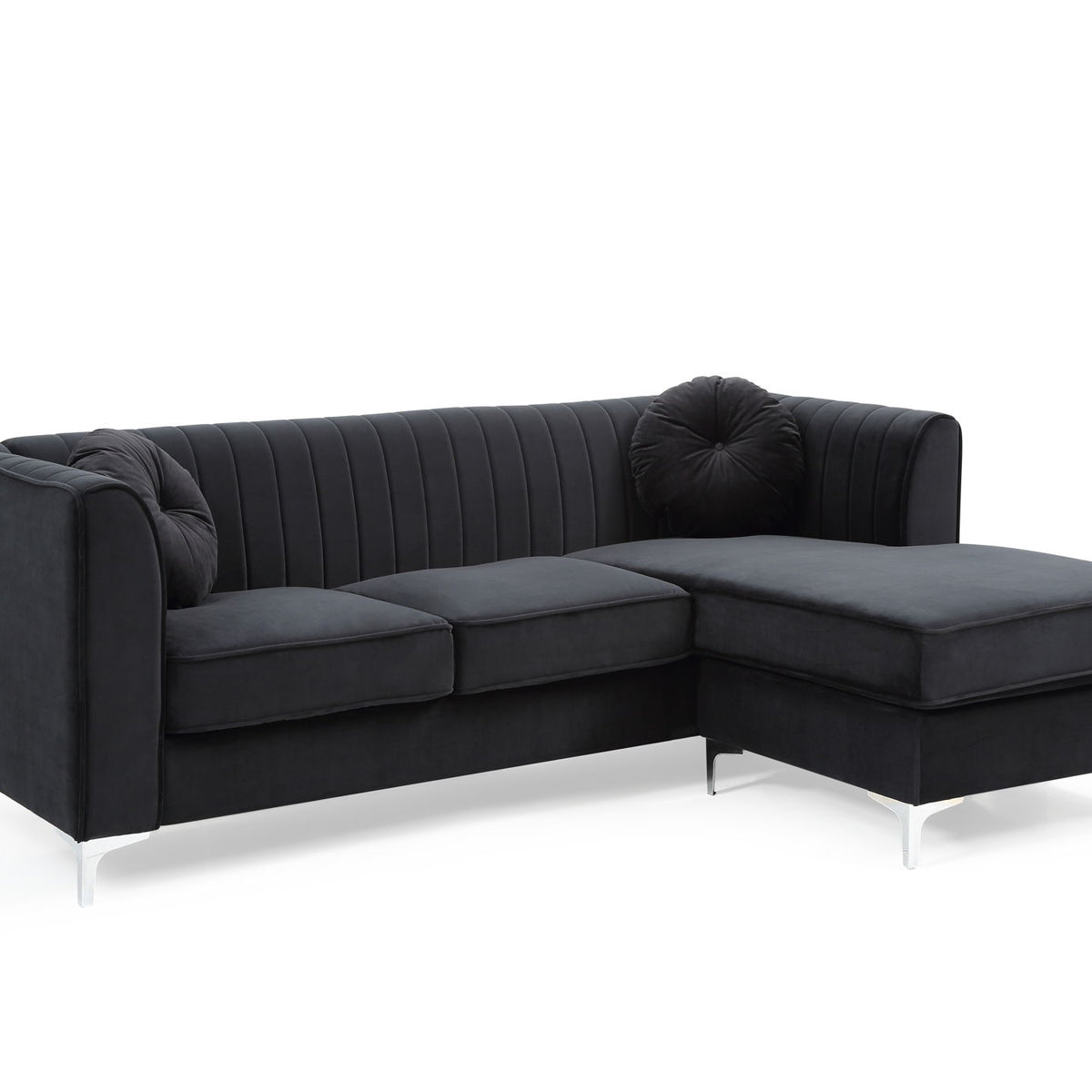 Delray - Micro Suede Sofa Chaise