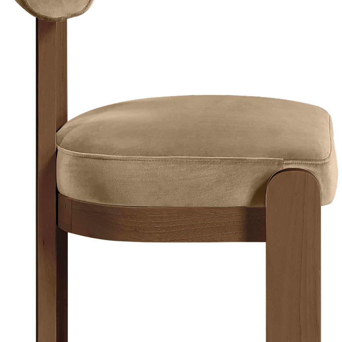 Arienzo - Performance Fabric Upholstered Dining Chair (Set of 2) - Walnut Base