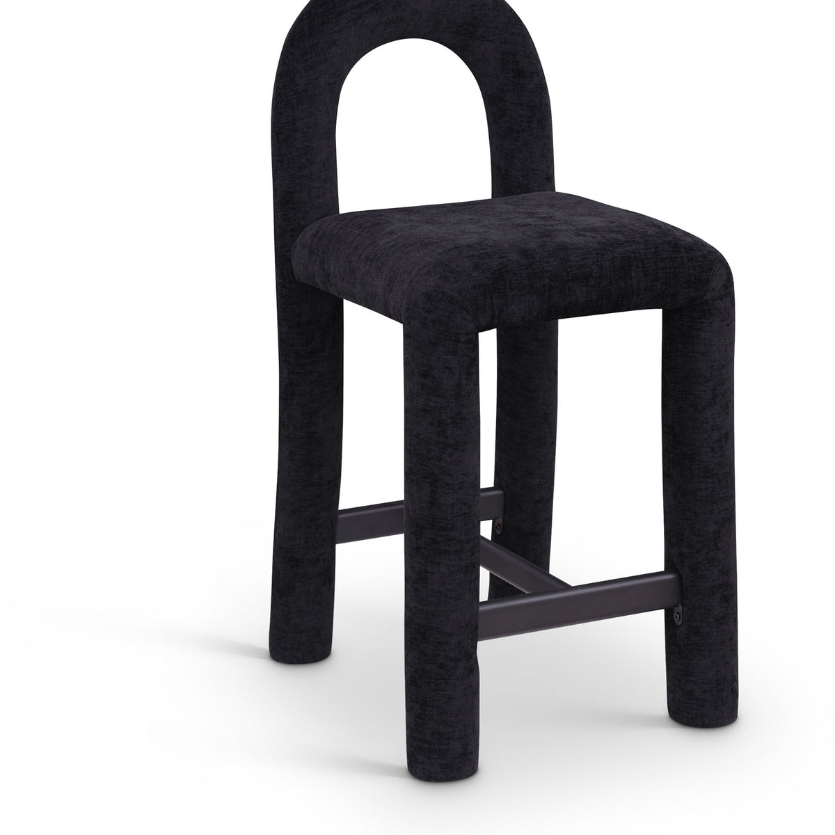 Amari - Chenille Fabric Stool