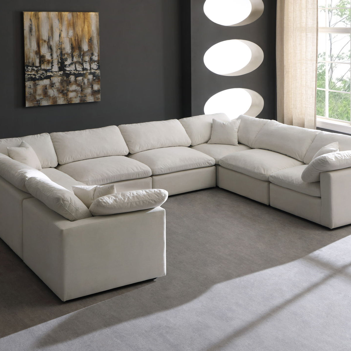 Plush - 8 Piece Modular Sectional