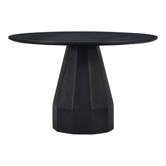 Templo - Outdoor Dining Table - Black - Concrete